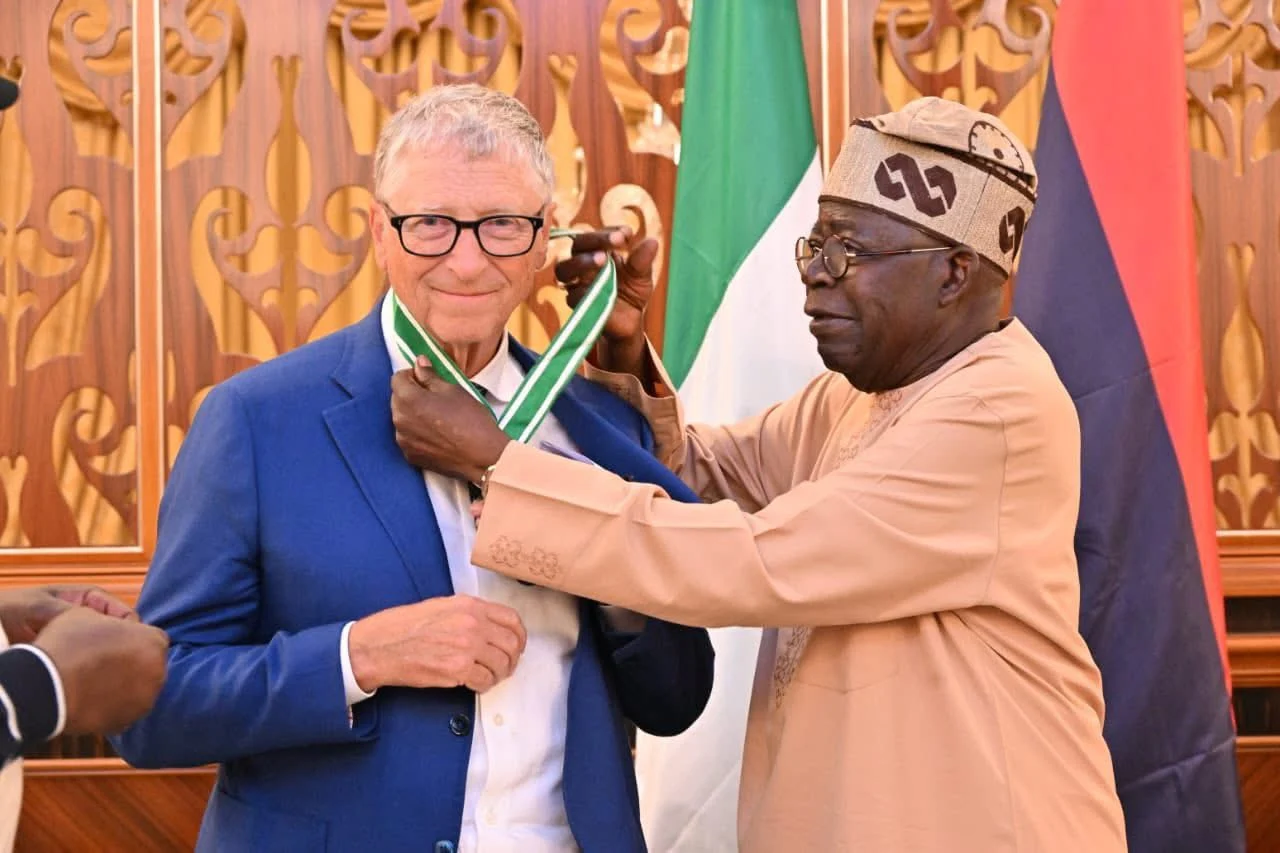 Tinubu honors Bill Gates